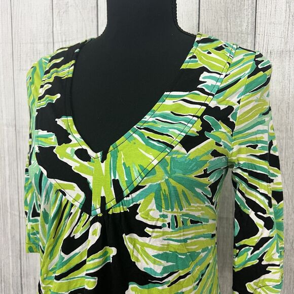 Lilly Pulitzer Small Multicolored Short Sleeve Shift Dress *Missing Belt* - Picture 2 of 8